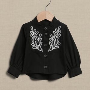 Linen embroidered shirt